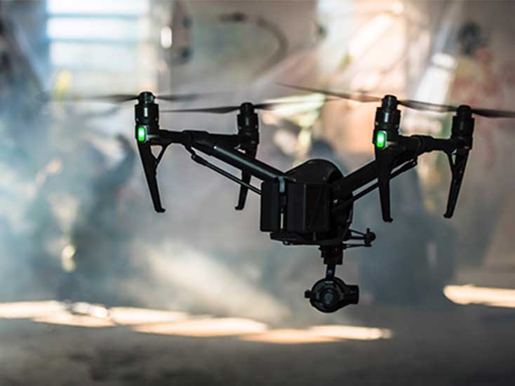 Le drone dans l'audiovisuel