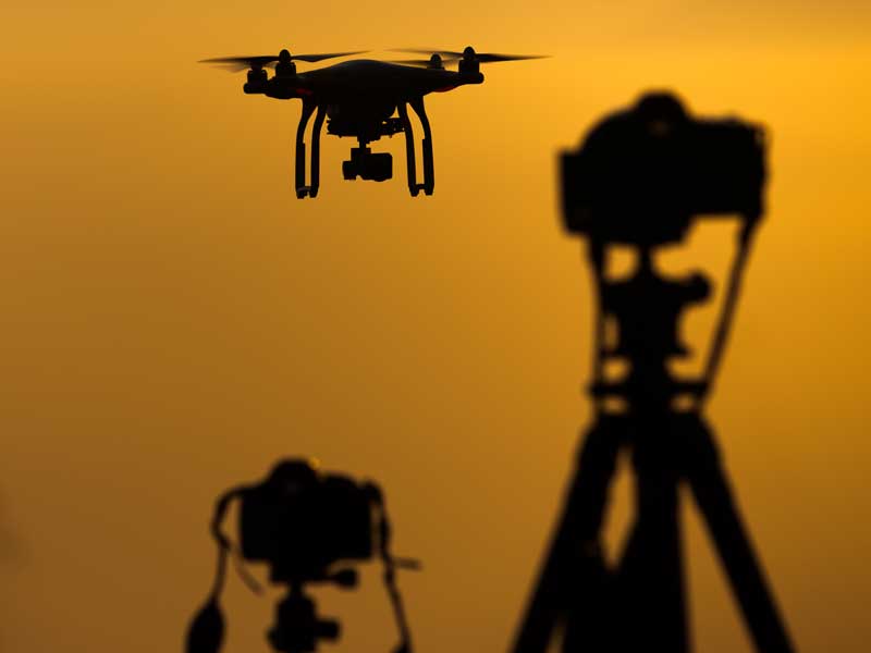 Module de formation audiovisuelle en drone